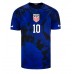 Vereinigte Staaten Christian Pulisic #10 Fußballbekleidung Auswärtstrikot WM 2022 Kurzarm